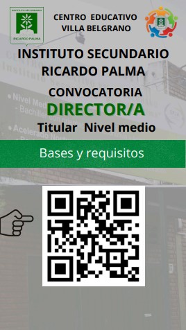 Convocatoria Director/a